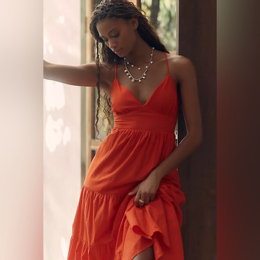 L*Space Laina Dress in Flame XL - Picture 3 of 11